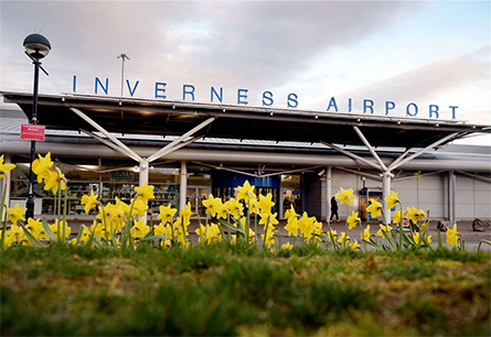 Flying to London from Inverness